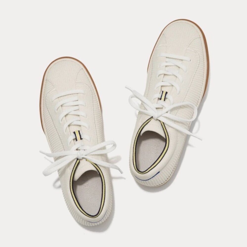 Rothy's The Lace Up Vanilla Sz11